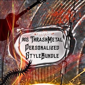80s Thrash Metal Personalized Style Bundle